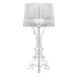 Lampada da tavolo Bourgie Kartell in policarbonato stile barocco 78 cm