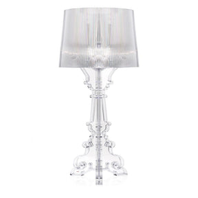 Lampada da tavolo Bourgie Kartell in policarbonato stile barocco 78 cm