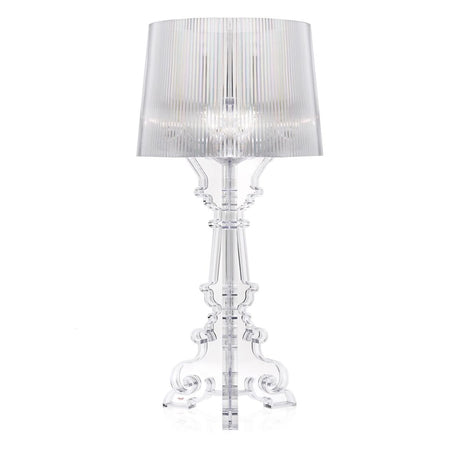 Lampada da tavolo Bourgie Kartell in policarbonato stile barocco 78 cm
