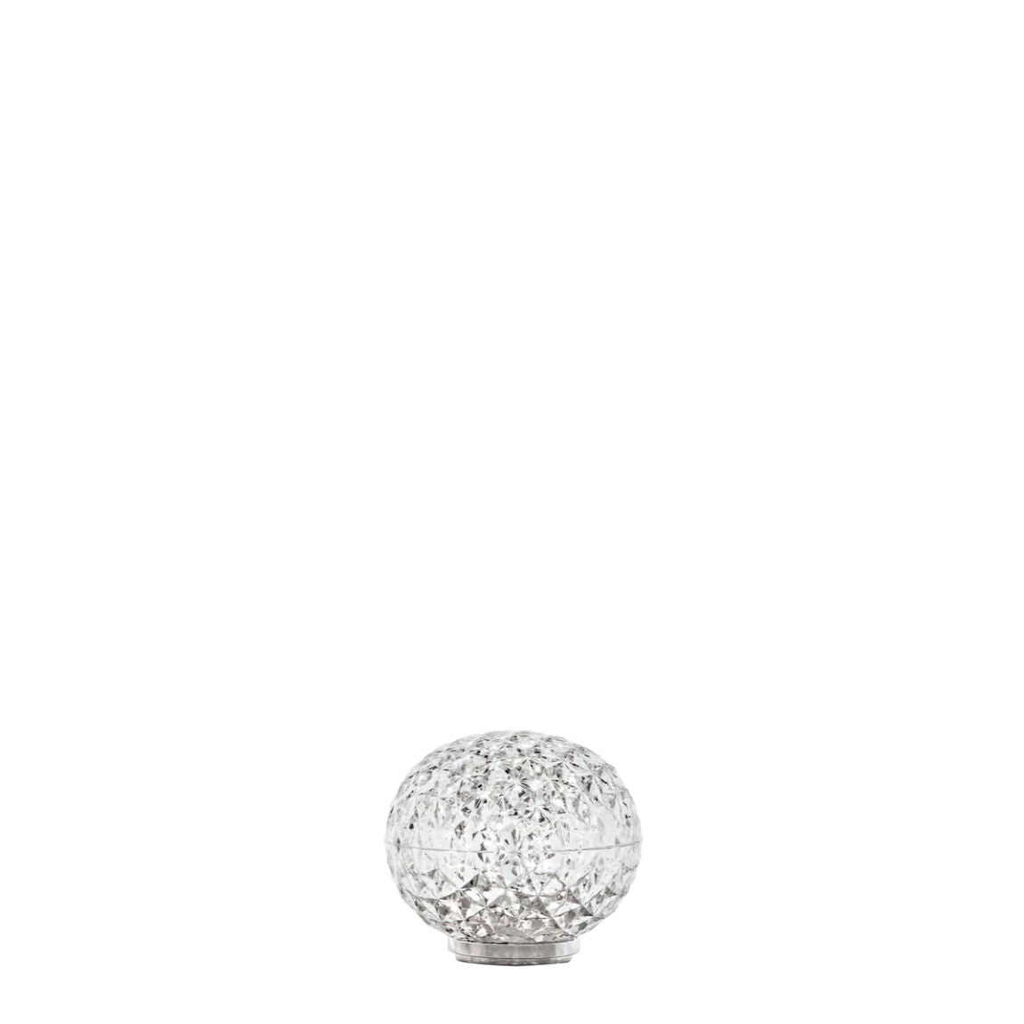 Lampada da tavolo Mini Planet Kartell in PMMA trasparente 16x14 cm