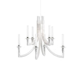 Lampada a sospensione Khan Kartell in policarbonato trasparente 77x61 cm