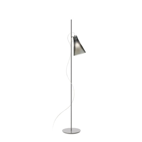 Lampada da terra K-LUX Kartell in acciaio e PMMA altezza 165 cm