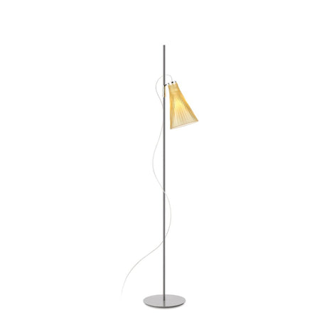 Lampada da terra K-Lux Kartell in acciaio e PMMA colorato 165 cm
