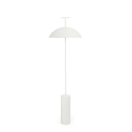 Lampada da terra Geen-A Kartell in acciaio bianco opaco 132 cm