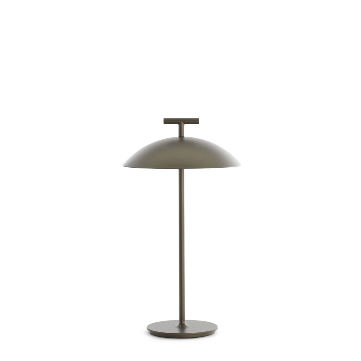 Lampada da tavolo Mini Geen-A Kartell in acciaio color bronzo 36,6 cm
