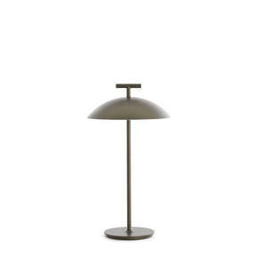 Lampada da tavolo Mini Geen-A Kartell in acciaio color bronzo 36,6 cm