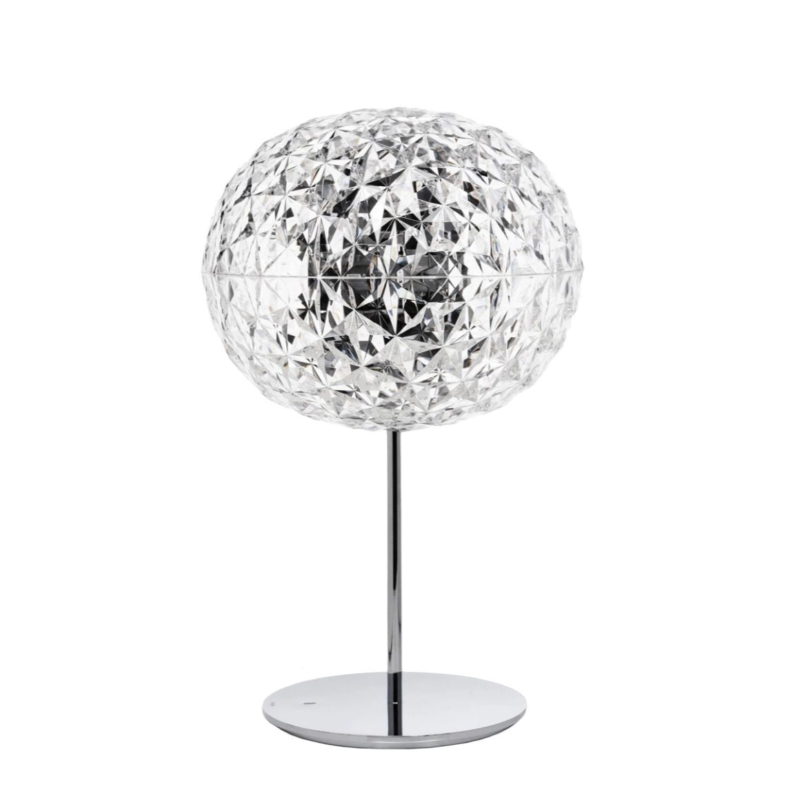 Lampada da tavolo Planet Kartell in tecnopolimero sfaccettato 53 cm