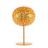 Lampada da tavolo Planet Kartell in tecnopolimero giallo sfaccettato 53 cm