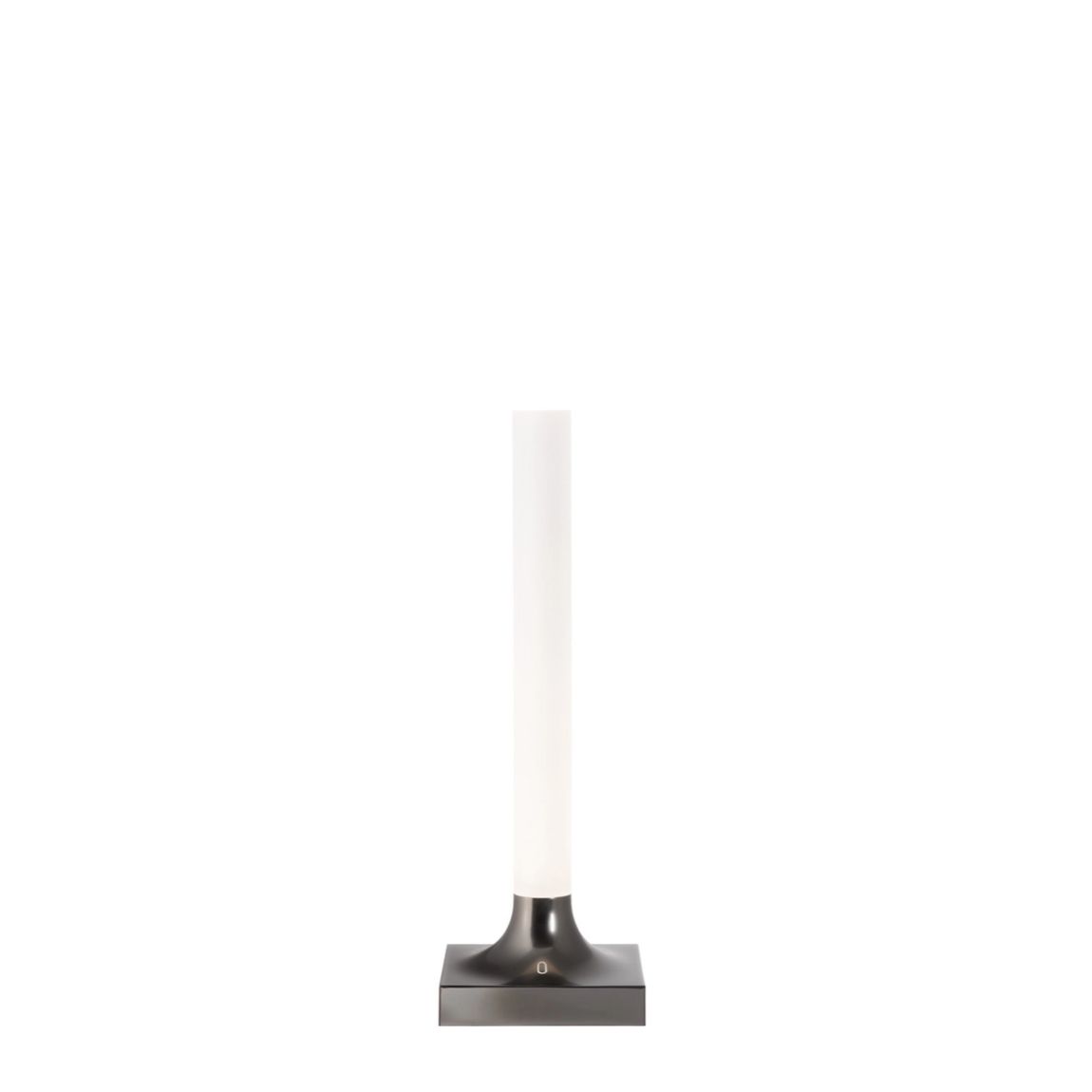 Lampada da tavolo Goodnight Kartell in PMMA color titanio 29 cm
