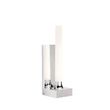 Lampada da parete Goodnight Kartell in PMMA finitura cromo 29 cm