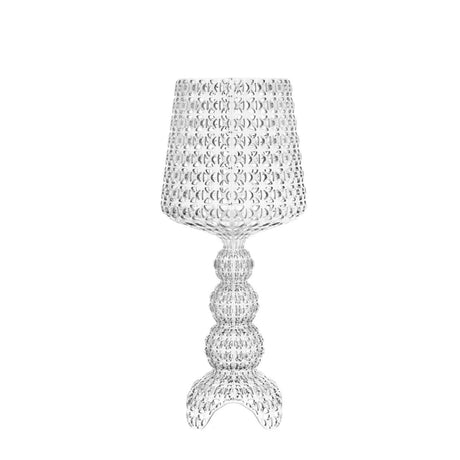 Lampada da tavolo Mini Kabuki Kartell in policarbonato trasparente 70 cm