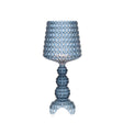 Lampada da tavolo Mini Kabuki Kartell in policarbonato azzurro 70 cm