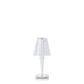 Lampada da tavolo Battery Kartell in PMMA trasparente 26 cm