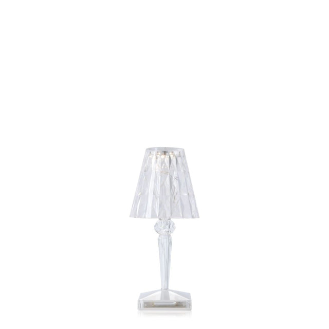 Lampada da tavolo Battery Kartell in PMMA trasparente 26 cm