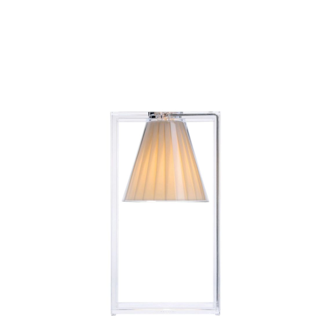 Lampada da tavolo Light-Air Kartell in tecnopolimero beige 32 cm