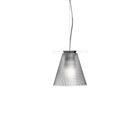 Lampada a sospensione Light-Air Kartell in policarbonato trasparente 14x14 cm
