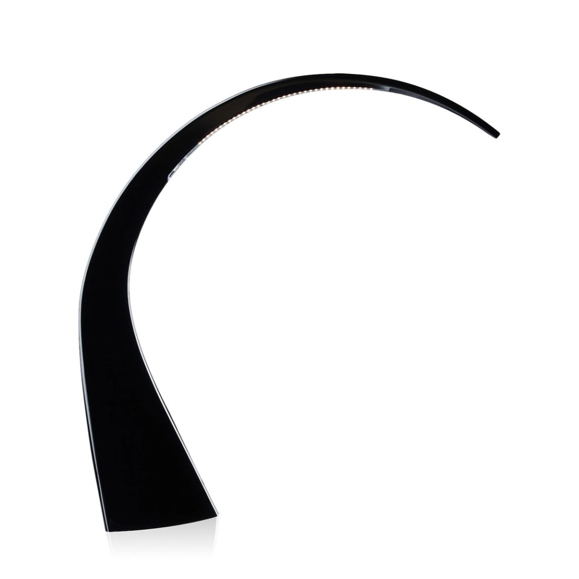 Lampada da tavolo Taj Kartell in PMMA nero altezza 62 cm