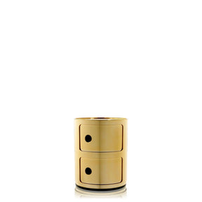 Componibili Kartell in ABS metallizzato oro lucido 40x32 cm