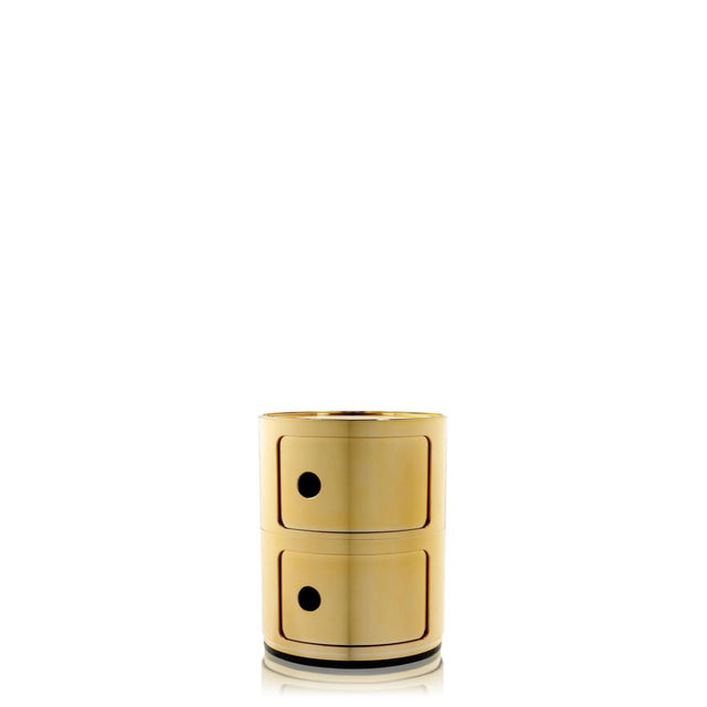 Componibili Kartell in ABS metallizzato oro lucido 40x32 cm
