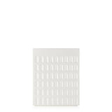 Sgabello Eur Kartell in tecnopolimero bianco opaco 36x45 cm