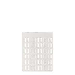 Sgabello Eur Kartell in tecnopolimero bianco opaco 36x45 cm