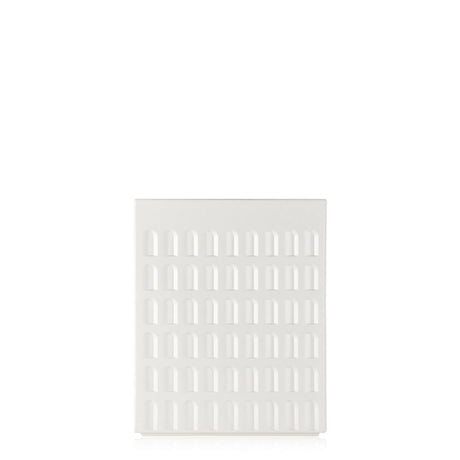 Sgabello Eur Kartell in tecnopolimero bianco opaco 36x45 cm