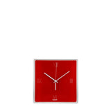 Orologio da parete Tic&Tac Kartell in PMMA rosso 30x30 cm