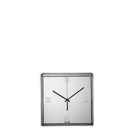 Orologio da parete Tic&Tac Kartell in PMMA finitura cromo 30x30 cm