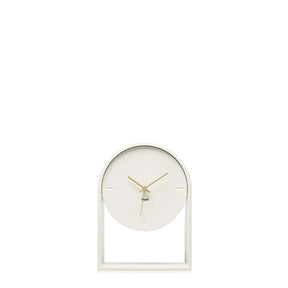 Orologio da tavolo Air du Temps Kartell in tecnopolimero bianco 22x30 cm