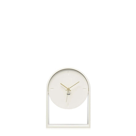 Orologio da tavolo Air du Temps Kartell in tecnopolimero bianco 22x30 cm