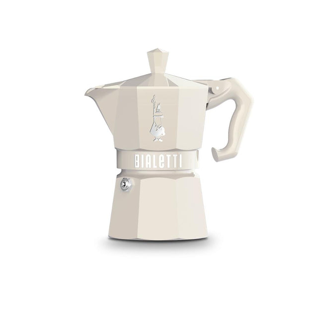 Caffettiera Moka Exclusive Bialetti in alluminio 6 tazze crema