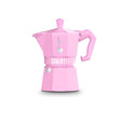 Caffettiera Moka Exclusive Bialetti in alluminio rosa 6 tazze