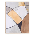 Quadro astratto Bizzotto su tela toni marroni 60x80 cm