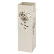 Portaombrelli Montemaggi in metallo bianco con stampa mongolfiere 50x15 cm