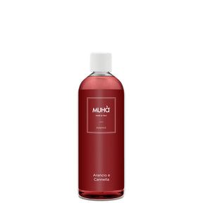 Ricarica diffusore Muha Arancio e Cannella flacone 500 ml
