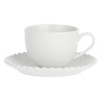 Set 6 tazze tè Momenti La Porcellana Bianca in porcellana 220ml