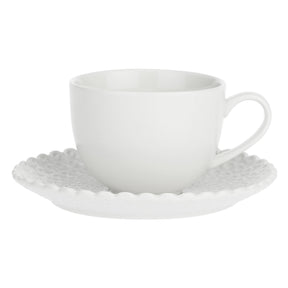 Set 6 tazze tè Momenti La Porcellana Bianca in porcellana 220ml
