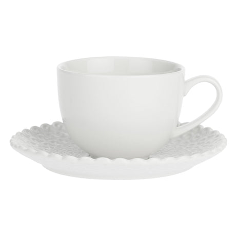 Set 6 tazze tè Momenti La Porcellana Bianca in porcellana 220ml