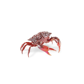 Scultura Granchio Rosso Lladrò in porcellana lucida 14x28 cm