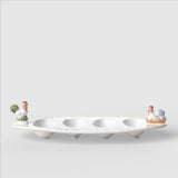 Portauovo Spring Awakening Villeroy & Boch in porcellana decorata 31x12 cm
