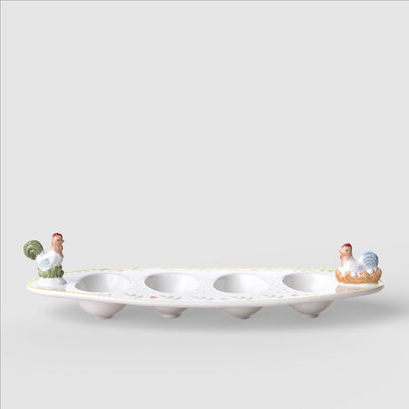 Portauovo Spring Awakening Villeroy & Boch in porcellana decorata 31x12 cm