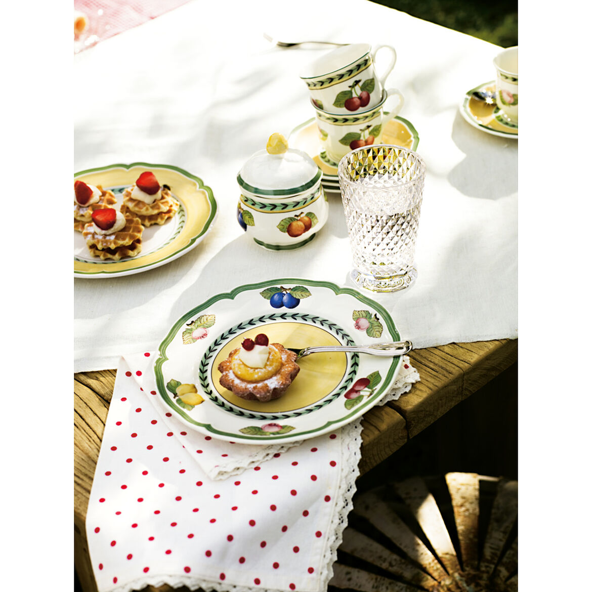 VILLEROY & BOCH French Garden Fleurence Piatto Colazione 21cm Porcellana