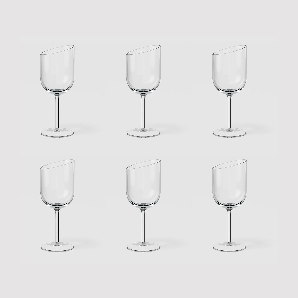 Calice vino bianco NewMoon Villeroy & Boch in cristallo asimmetrico 120 ml