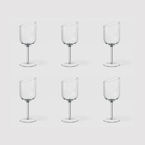 Calice vino bianco NewMoon Villeroy & Boch in cristallo asimmetrico 120 ml