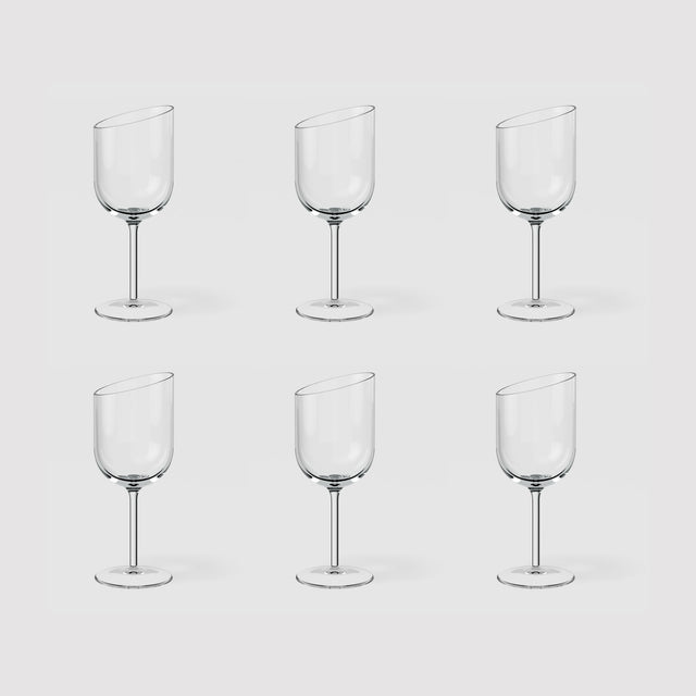 Calice vino bianco NewMoon Villeroy & Boch in cristallo asimmetrico 120 ml