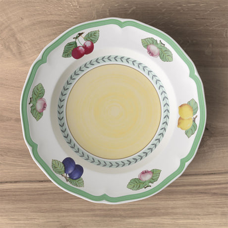 Piatto fondo French Garden Villeroy & Boch in porcellana decorata 23 cm
