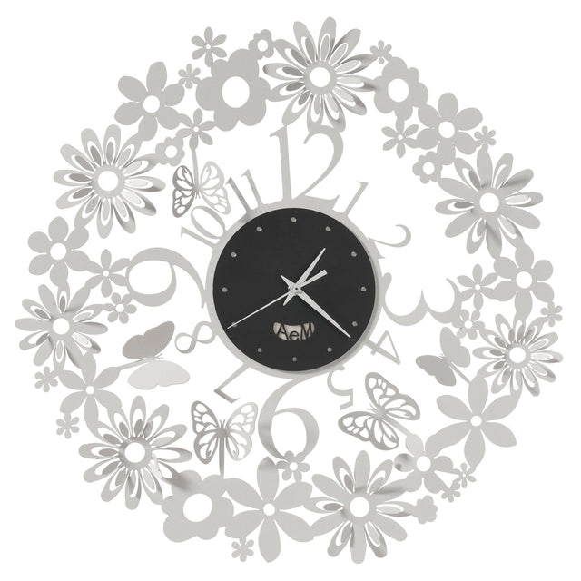 Orologio da parete Margherite Arti & Mestieri in metallo diametro 50 cm