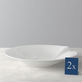Set piatti per spaghetti Villeroy & Boch in porcellana con avvallamento 31 cm