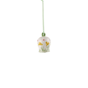 Campanella Pasqua Villeroy & Boch in porcellana decorata 6 cm