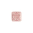 Ciotola Barocco Rose Versace in porcellana rosa quadrata 12x12 cm